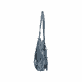 Rieker Damen Handtasche H1005-14 in Pazifikblau aus Kunstleder mit Reißverschluss. Handtasche getragen.