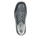 Blaue Rieker Herren Schnürschuhe 04004-12 mit Reißverschluss sowie Extraweite H. Schuh von oben.