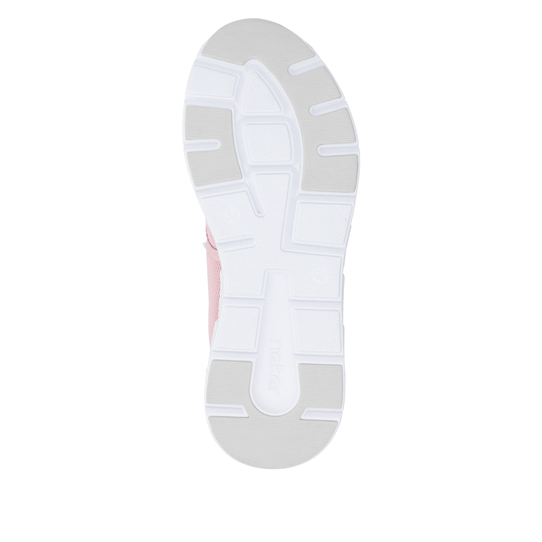 Rosa Rieker Sport Damen Sneaker Low M9000-33. Schuh Laufsohle.