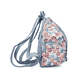 Sac à dos Rieker H1055-90 multi avec des motifs colorés et des compartiments supplémentaires. Ouvert.