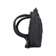 Sac à dos Rieker H5101-02 noir avec fermeture éclair, compartiment rembourré pour ordinateur portable et bretelles ajustable. Côté droit.