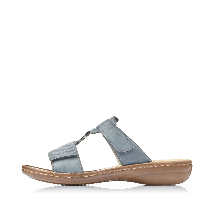 Mules Rieker Femme 63778 - Confort Anti-stress, Semelle Légère, Talon 5.2 Cm