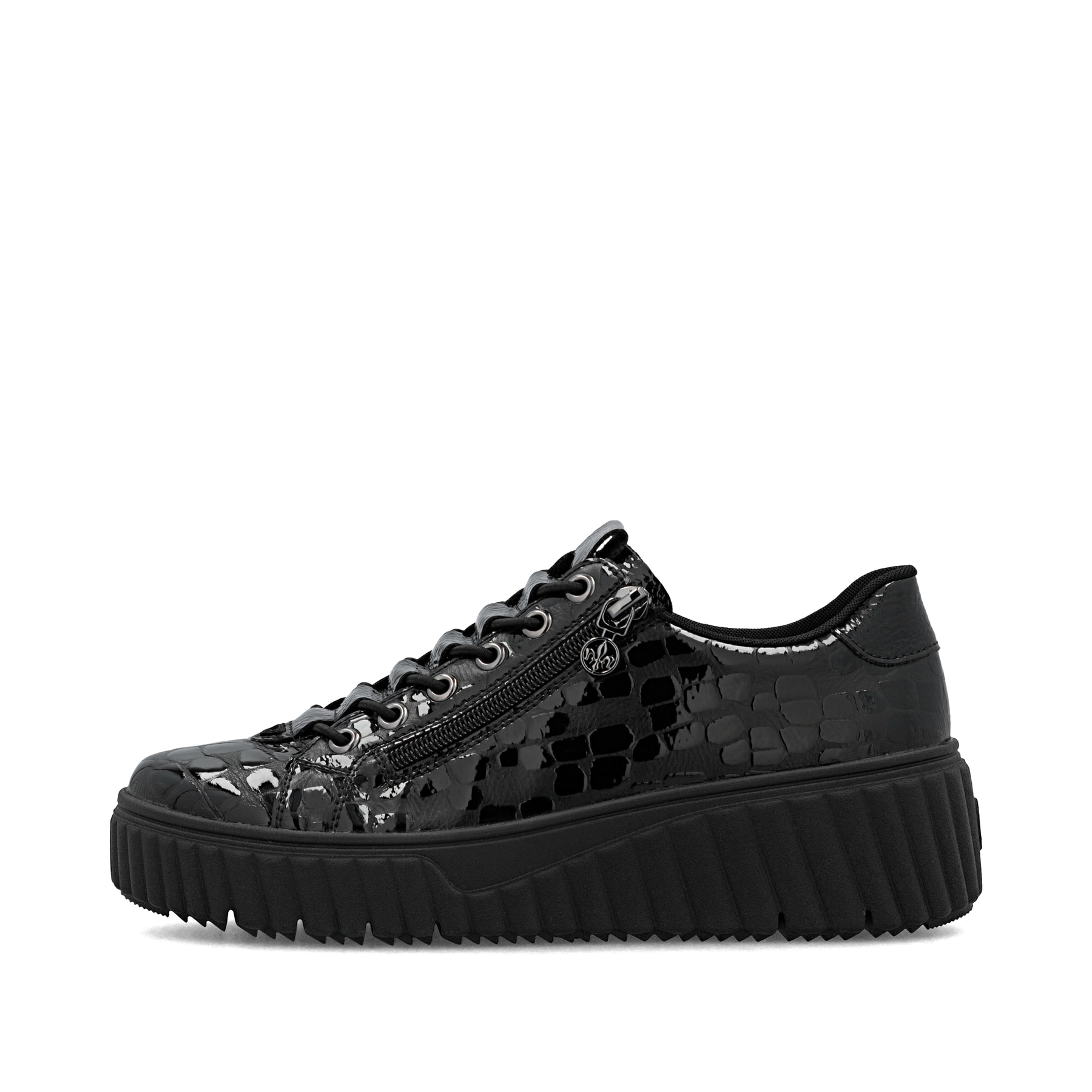 Rieker Dames L0355 Sneakers, wit, 38 EU