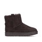 Dunkelbraune Rieker Damen Kurzstiefel 99870-25 mit der Komfortweite G. Schuh Innenseite.