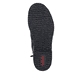 Blau-schwarze Rieker Damen Schnürstiefel 73510-90 mit farbenfrohen Details. Schuh Laufsohle.