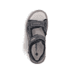 Graue Rieker Herren Trekkingsandalen 26763-45 mit einem Klettverschluss. Schuh von oben.