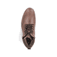Tabakbraune Rieker Herren Schnürstiefel F3944-24 mit Schnürung und Reißverschluss. Schuh Innenseite