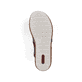 Mules Rieker bleues pour femme 62780-12 avec bande élastique. Semelle extérieure de la chaussure.