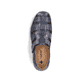 Blaue Rieker Herren Slipper 03578-14 mit Klettverschluss sowie der Extraweite H. Schuh von oben.