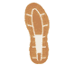 Beige Rieker Damen Schnürstiefel W0066-64 mit wasserabweisender TEX-Membran. Schuh Außenseite gespiegelt.