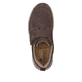 
Dunkelbraune Rieker Herren Slipper 14358-25 mit einer schockabsorbierenden Sohle. Schuh von oben