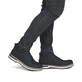 Schwarze Rieker Herren Schnürstiefel F3800-00 mit wasserabweisender TEX-Membran. Schuh am Fuß.