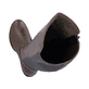 Dunkelbraune Rieker Damen Hochschaftstiefel Z9591-29 aus Glattleder. Schuh von oben, liegend.