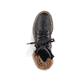 
Tiefschwarze Rieker Damen Schnürstiefel 72630-00 mit Schnürung und Reißverschluss. Schuh von oben