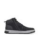 Schwarze Rieker Herren Schnürstiefel 36040-00 aus Rauleder. Schuh Innenseite.