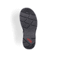 Blaue Rieker Damen Trekkingsandalen V9871-14 mit einem Elastikeinsatz. Schuh Laufsohle.