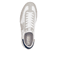 Weiße Rieker Herren Sneaker Low U2200-82 mit einer Schnürung. Schuh von oben.