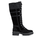 Schwarze Rieker Damen Hochschaftstiefel Y8101-00 aus Rauleder. Schuh Innenseite.