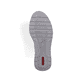 Beige Rieker Damen Slipper 53151-64 mit metallischem Finish sowie einem Gummizug. Schuh Laufsohle.