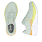 Grüne Rieker Sport Damen Sneaker Low W4102-52. Schuh von oben, liegend.