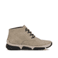 Cremebeige Rieker Damen Schnürschuhe 45902-60 mit Schnürung sowie einer leichten Sohle. Schuh von hinten