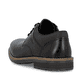 
Glanzschwarze Rieker Herren Schnürschuhe 13200-00 mit einer robusten Profilsohle. Schuh von hinten