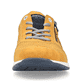 Gelbe Rieker Herren Schnürschuhe 11926-68 mit Reißverschluss sowie Löcheroptik. Schuh von vorne.