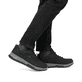Schwarze Rieker Herren Schnürschuhe 35503-00 mit wasserabweisender TEX-Membran. Schuh am Fuß.