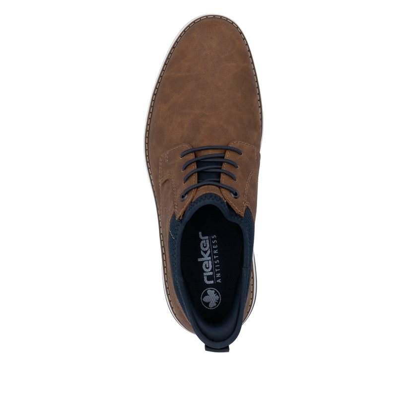 Rieker 09557, Mocassino Uomo, Blu, 40 EU