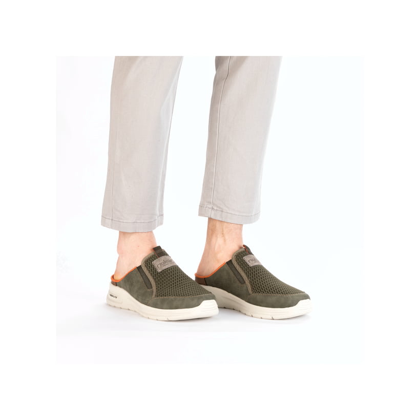 Rieker B0760 Clogs voor heren, blauw, 47 EU