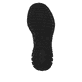 Schwarze Rieker Damen Slipper M5357-00 mit easy Hineinschlüpf-Möglichkeit. Schuh Laufsohle.