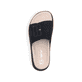 Mules Rieker noires pour femme V5650-00 avec boucle tendance. Chaussure vue de dessus.
