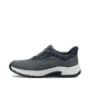 Blaue Rieker Herren Slipper 11055-14 mit Ready2GO Slip-in Feature sowie Gummizug. Schuh Außenseite.