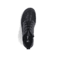 Champagnerfarbene Rieker Damen Slipper 487C0-60 mit einem Klettverschluss. Schuh Außenseite gespiegelt.
