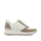 Beige Rieker Damen Sneaker Low N8308-64 mit Reißverschluss sowie Komfortweite G. Schuh Innenseite.