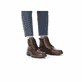 Braune Rieker Herren Schnürstiefel 33143-25 aus Glattleder. Schuh am Fuß.