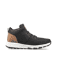 Schwarze Rieker Herren Sneaker High B6740-00 mit wasserabweisender TEX-Membran. Schuh Außenseite gespiegelt.