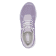 Rosane Rieker Damen Sneaker Low M9000-30 mit einer Gummischnürung. Schuh von oben.