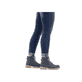 Ozeanblaue Rieker Damen Hochschaftstiefel 94791-14 mit einer robusten Profilsohle. Schuh Innenseite