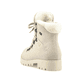 Nachtschwarze Rieker Damen Schnürstiefel 78531-00 mit einer robusten Profilsohle. Schuh Innenseite