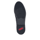 Dunkelbraune Rieker Damen Loafer 46262-25 aus Rauleder mit Schmuckelementen. Schuh Laufsohle.