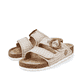 Schwarze Rieker Keilsandaletten 69289-00 mit Elastikeinsatz sowie Extraweite H. Schuh Außenseite gespiegelt.
