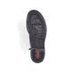 
Tiefschwarze Rieker Damen Biker Boots 71208-00 mit Schnürung und Reißverschluss. Schuh Laufsohle