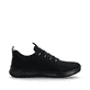 Schwarze Rieker Herren Slipper B9655-00 mit einem Gummizug sowie Komfortweite G. Schuh Innenseite.