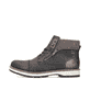 
Nachtschwarze Rieker Herren Schnürstiefel F3941-00 mit Schnürung und Reißverschluss. Schuh Außenseite