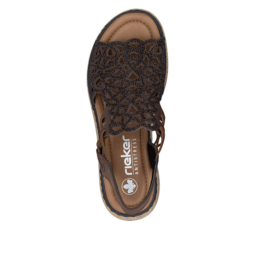 Rieker Women's Frühjahr/Sommer V02y5Closed Toe Sandals