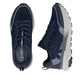 Blaue Rieker Sport Herren Sneaker Low U4501-14. Schuh von oben, liegend.