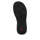 Weiße Rieker Damen Clogs 46393-80 mit Gummizug sowie extra weicher Decksohle. Schuh Laufsohle.