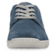 Himmelblaue Rieker Herren Schnürschuhe 03501-12 mit der Extraweite H. Schuh von vorne.