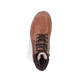 Braune Rieker Herren Schnürstiefel 38832-22 mit wasserabweisender TEX-Membran. Schuh von oben.